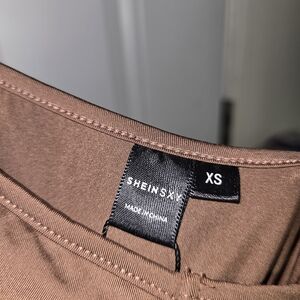 SHEIN Women's Brown Dress